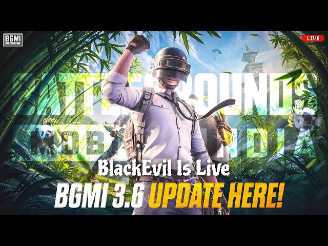 Day 19 - BGMI Live Stream 🔥| New 3.6 Update 🤯 | BlackEvil Is Live  #bgmi #bgmilive #livestream #