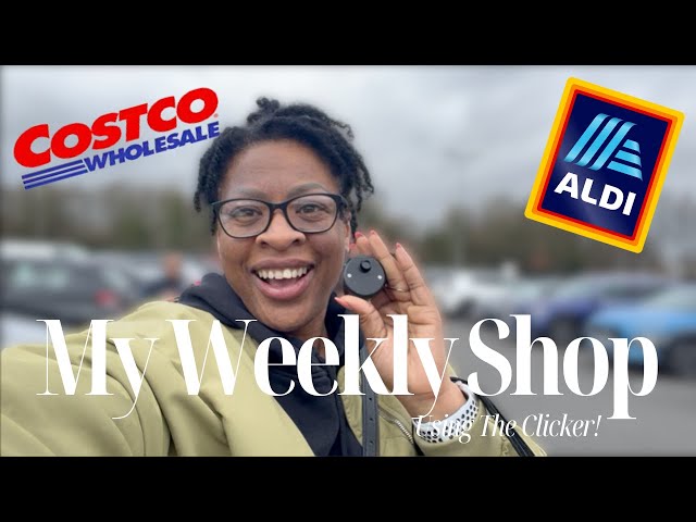 Costco & Aldi Food Shop - Using My Clicker To Save Money! 💰