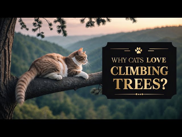 Why Do CATS LOVE CLIMBING TREES - Animals & Pets Behavior