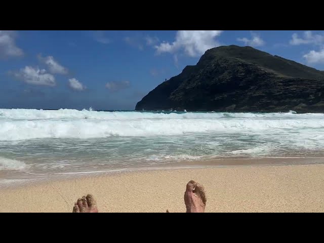 Makapuu Beach Park in Waimanalo Beach, Oahu, Hawaii