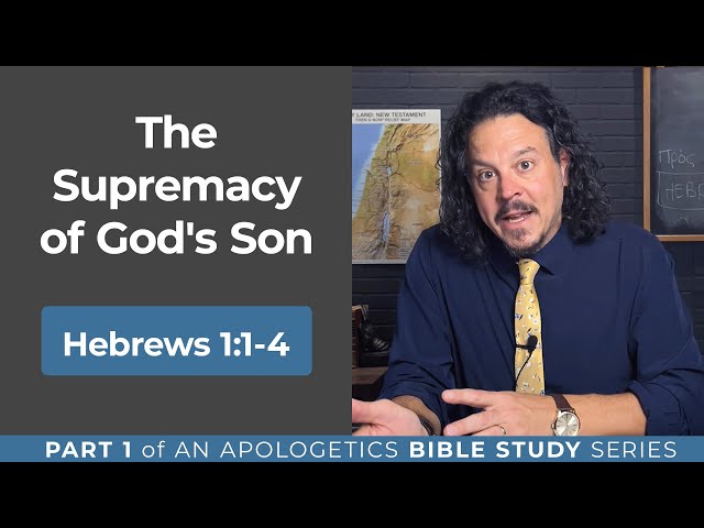 The Supremacy of God's Son: Hebrews 1:1–4 (Part 1) #biblestudy