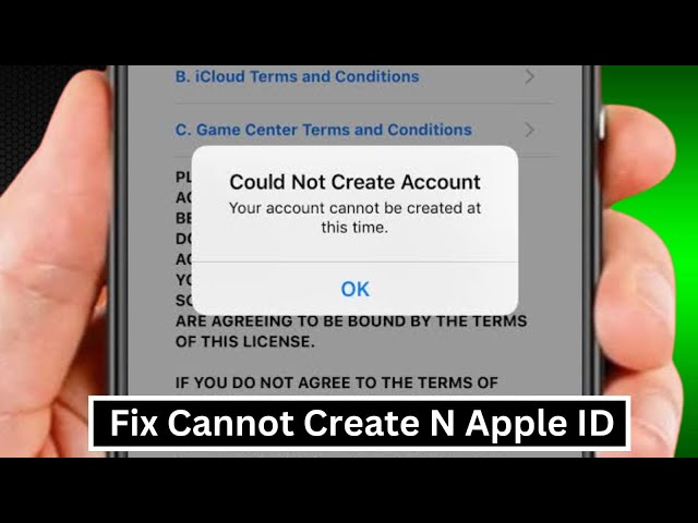 How to Fix You Cannot Create an Apple ID at This Time / iOS 18 / 2025