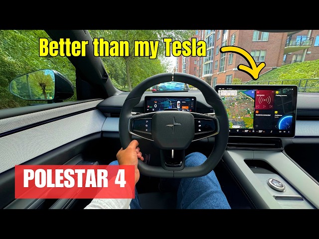 Polestar 4 Long Range Single Motor RWD | Review POV Test Drive | 272HP