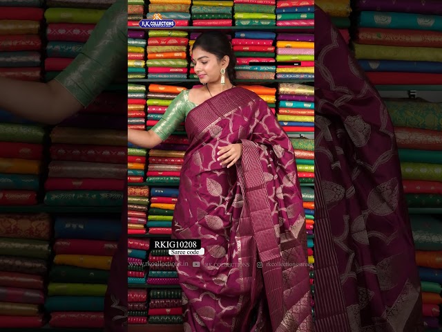 Tussar Allover Zari Weave Sarees I Wholesale Shop I@Rkcollectionssarees