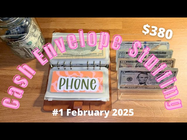 First Cash Stuffing of FEBRUARY 2025 // Weekly Budget