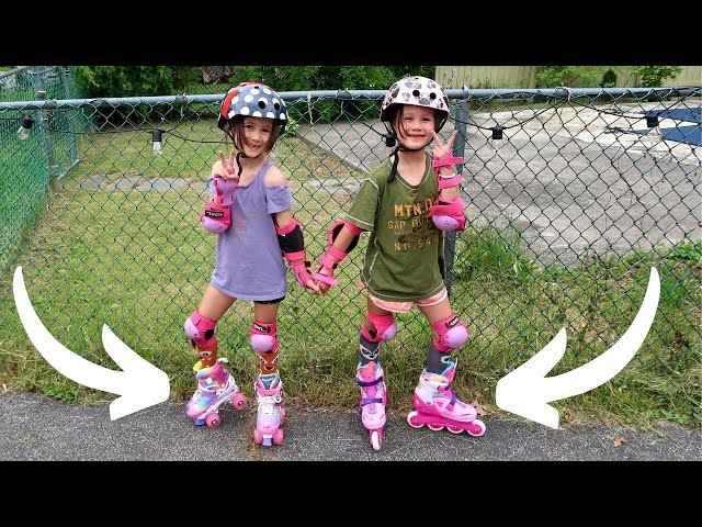 Roller Skates vs. Rollerblades - The ultimate adjustable skate review!