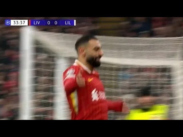 Mohamed Salah Goal | Liverpool vs LOSC Lille 2-1 Highlights | Champions League 24/25