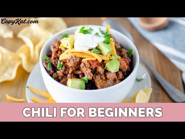 How to make Chili for Beginners