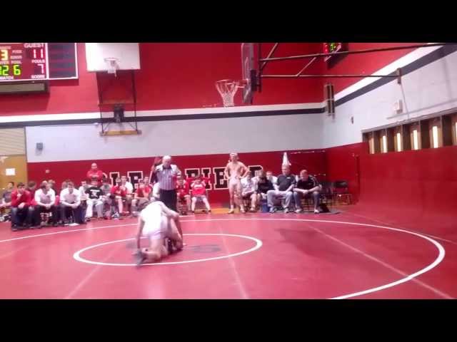 Clearfield Duals Owen Watkins General McLane- Tyler Mays Curwensville 011813 L8-7