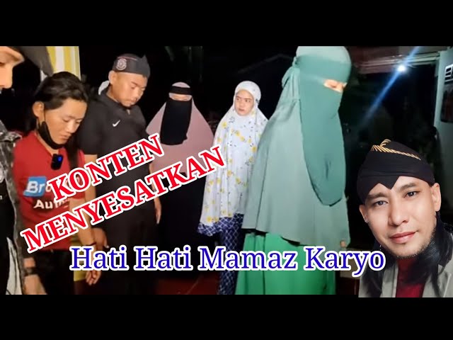 MAMAZ KARYO HATI HATI WALAU HANYA KONTEN || SOKOLIMO TV