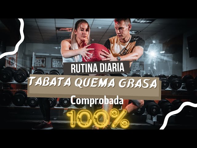 Rutina TABATA - Quema grasa - 5min intensos #gym #rutina #tabata #quemagrasa