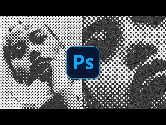 How to Apply Grungy Halftone Effect in Photoshop