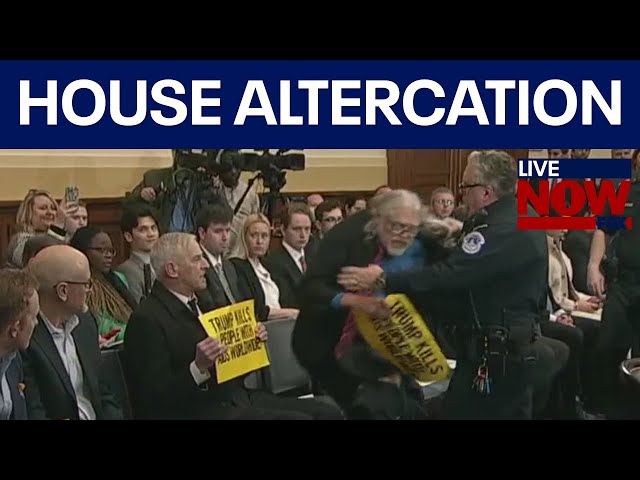 WATCH: USAID hearing turns physical, protestors thrown out