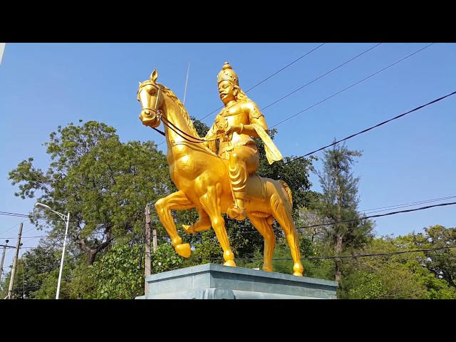 Jaffna, Sri Lanka : The Sangiliyan Statue : யாழ்ப்பாணத்தில் தமிழ் மன்னர் சங்கிலியன் சிலை