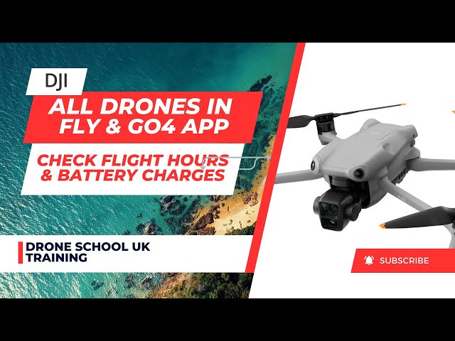 Best and Quickest way to check the flight hours and number of Battery Charges on any DJI Drone