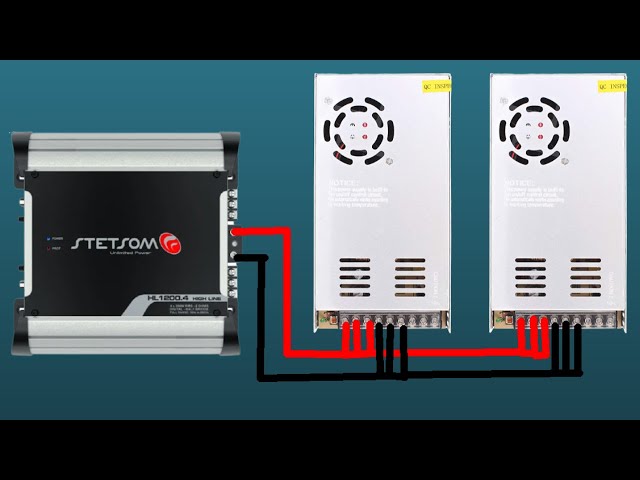 Como ligar Fonte Chaveada Som Automotivo em amplificador