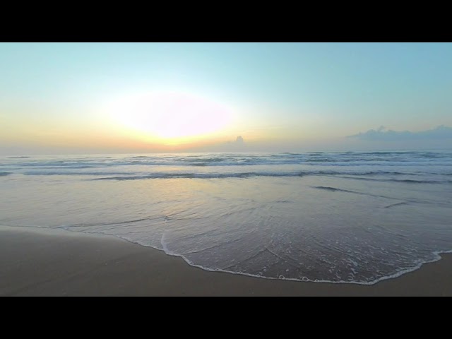 sunrise on South Padre Island with music