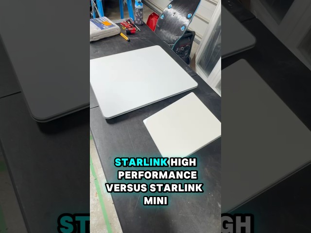 Starlink High Performance VS. Starlink Mini! #starlink #vanlife #offgrid