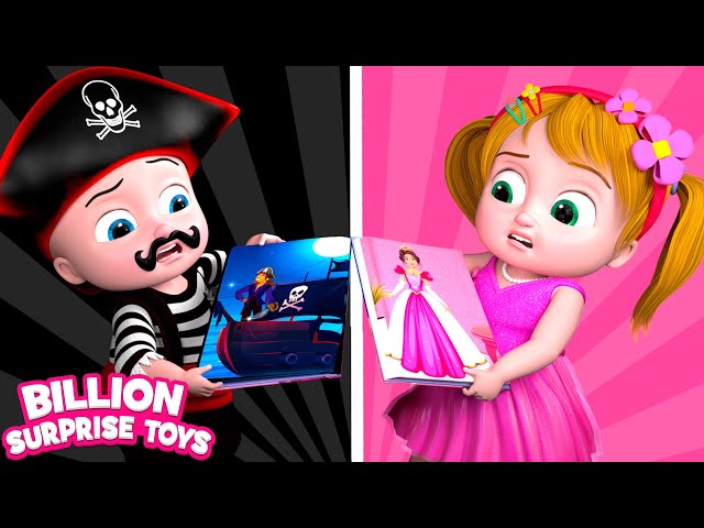 Get ready to have fun on the black vs pink challenge by Johnny and Dolly. Funny Show for Kids