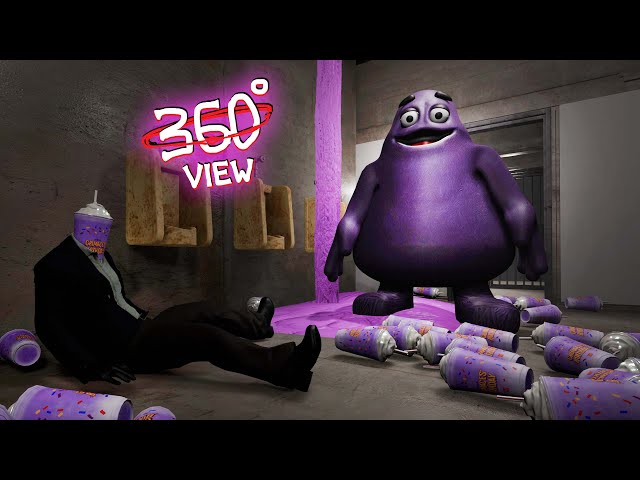 Grimace Shake Drive Thru Order 360° Animation POV