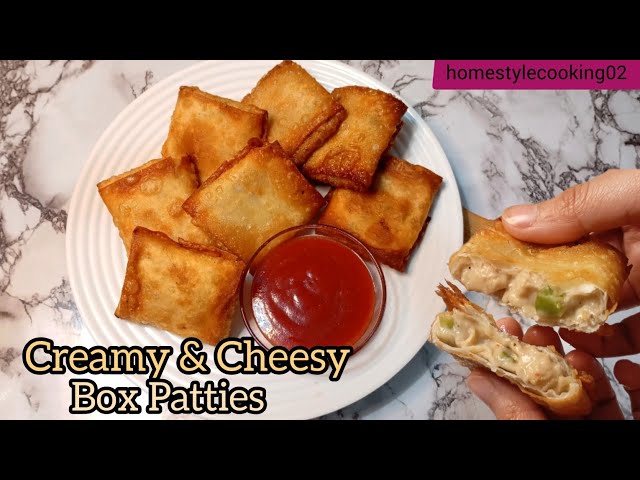 Creamy Chicken Box Patties Recipe | Ramzan Special Recipe by Homestyle Cooking