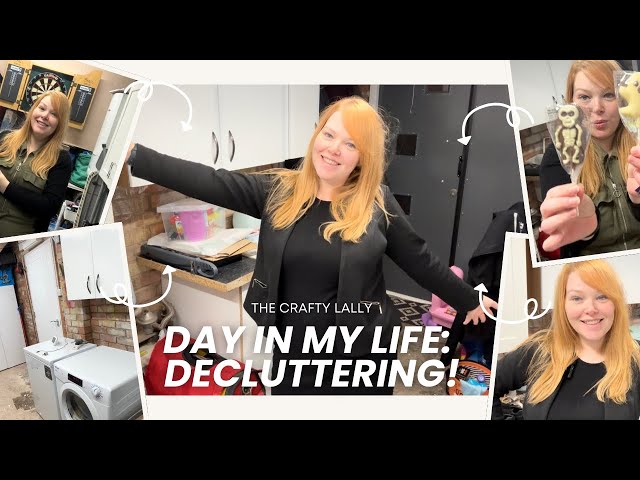 Quick Garage Declutter | Organising My Garage to Prepare for Wedding and Christmas Crafting!