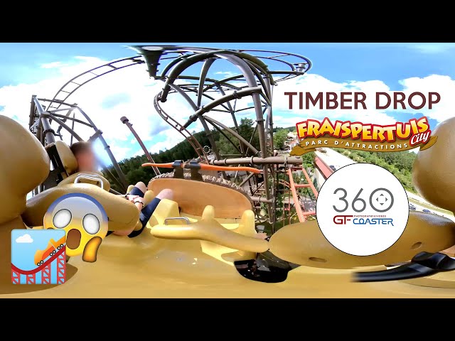 TIMBER DROP - FRAISPERTUIS CITY - GFcoaster [360°-FrontRow]