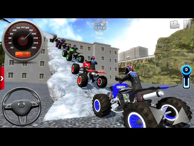 Quads De Motocross - Online US Mega Ramp Mud Race Forest Woodland - IOS FHD Android Gameplay