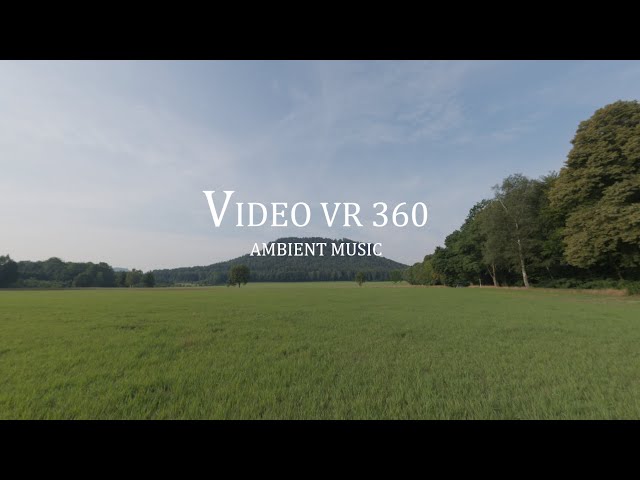 Video Vr 360 Background With Ambient Music to Relaxing