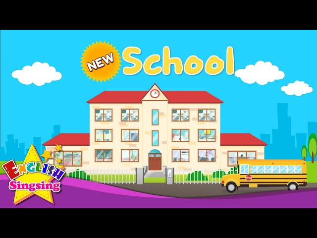 Kids vocabulary - [NEW] School - Learn English for kids - English educational video