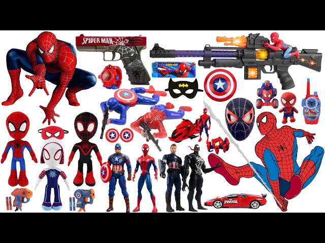 Spider Man action doll | Marvel popular toy collection | Marvel toy gun collection unboxing