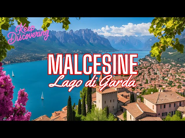 8K Discover the beauty of Malcesine Lago di Garda from the lake in May! 😍 Malcesine Gardasee I'm Mai