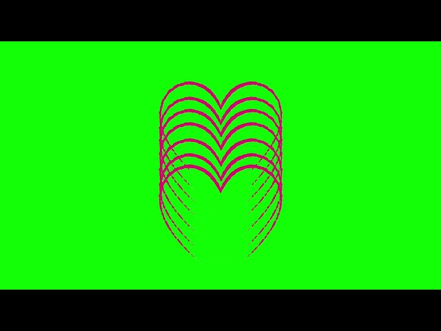 Pink💕 Hearts animations on green screen Pink❤  Hearts💓 Flying Up Green screen♥