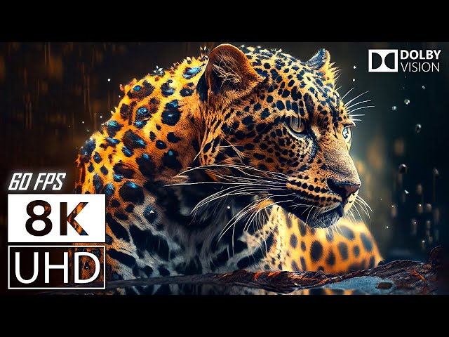 8K UHD 60FPS DOLBY VISION - ANIMALS COLORFUL - TRUE CINEMATIC