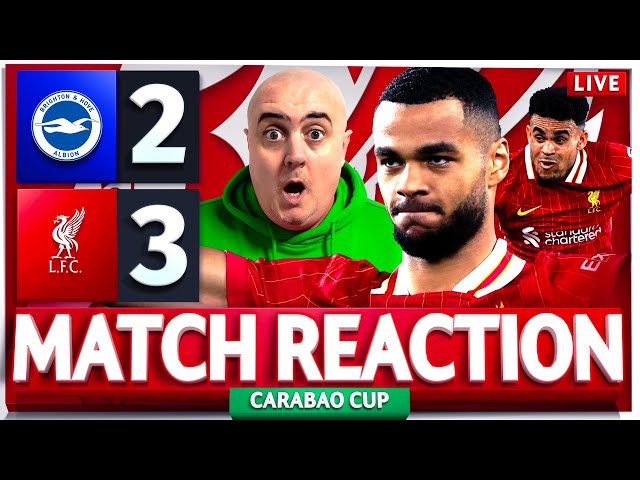 BRIGHTON 2-3 LIVERPOOL! Craig's LIVE Match Reaction