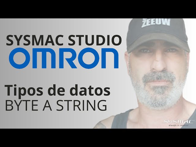 SYSMAC STUDIO conversiones de BYTE A STRING