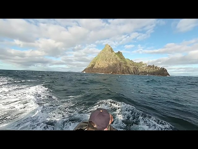 Ahch-To aka Skellig Michael   - A Virtual Boat Tour - 3D180 VR 5.7k