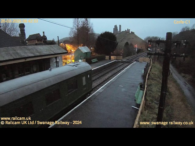 Corfe Castle Station1 - Swanage Railway | Railcam UK