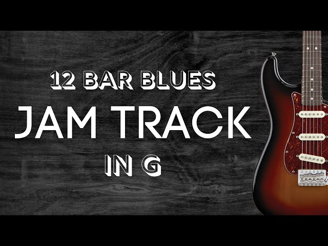 Slow 12 Bar Blues Backing Track in G