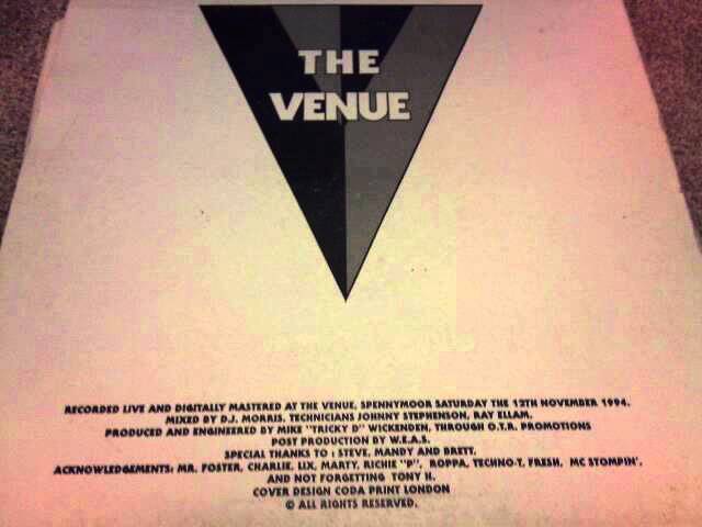 DJ Morris The Venue Album 12 November 1994