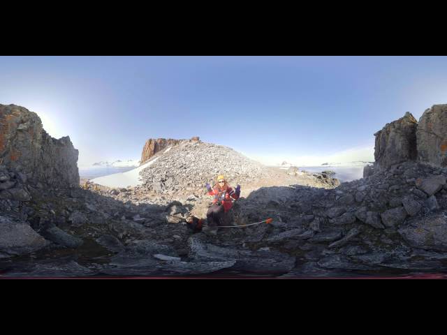 Antarctica: Plant Scientist Sandra Nogué Busch on plant pollen dispersal (360° VR)