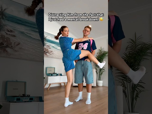 HE WASN’T IN THE MOOD! 🥲😅😩 - #dance #trend #viral #couple #funny #shorts