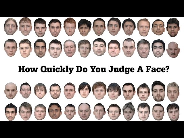 Face Time: How Quickly Do You Judge A Face?