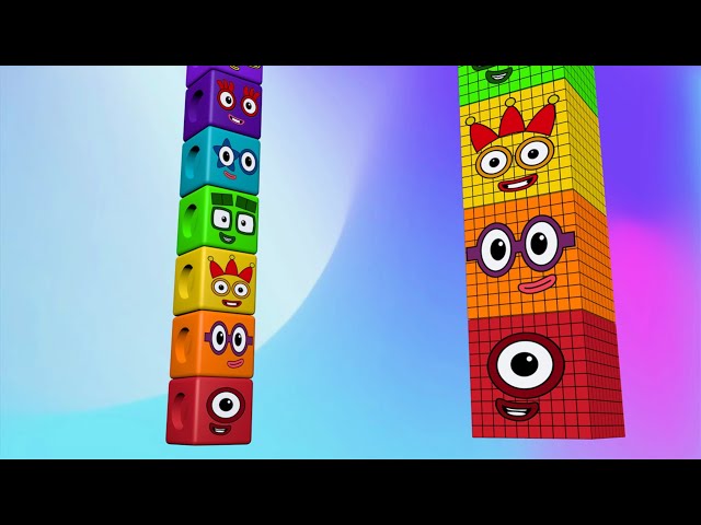 Numberblocks Standing Tall Counting 100-1 Learn to Count Numberblocks 1 to 100 Number Patterns