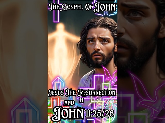 Jesus is the RESURRECTION and the LIFE, JOHN 11:25/26 daily Gospel