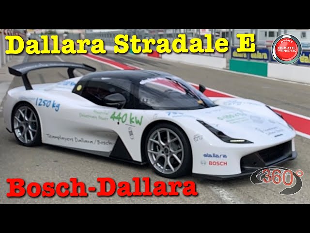 360° VIDEO 4K | Dallara Stradale E 600 HP 2.700 Nm | Track Test Varano | SEPT20