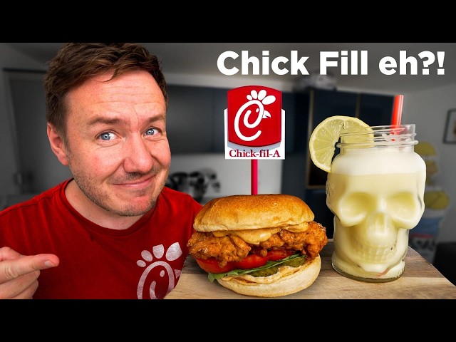 British Guy Tries Homemade Chick-fil-A