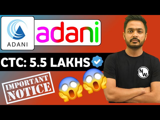 Adani Port Hiring Freshers 2025 | CTC: 5.5 Lakhs | Mnc Jobs | Latest Jobs | Freshers Jobs 2025