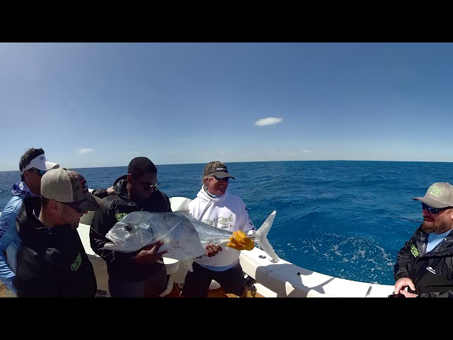 NFL Linebacker Jonathan Vilma Catches a Huge Fish in Florida Keys