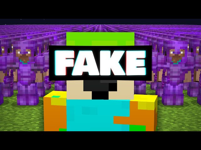 This Youtuber FAKED a Minecraft War